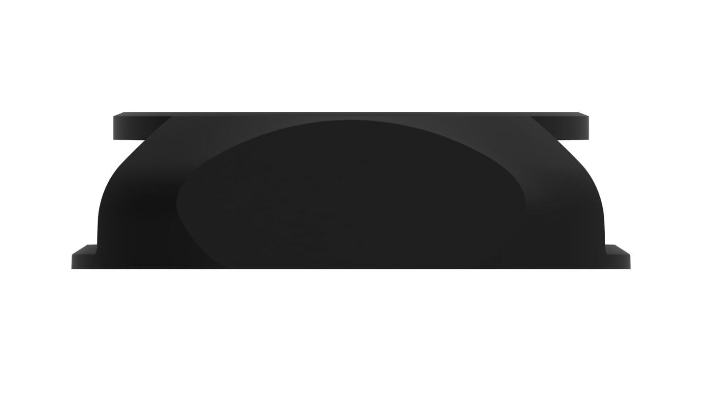 Pack 4 Demarcador Solar Led 3000k Ip65 Jardines Y Caminos Negro