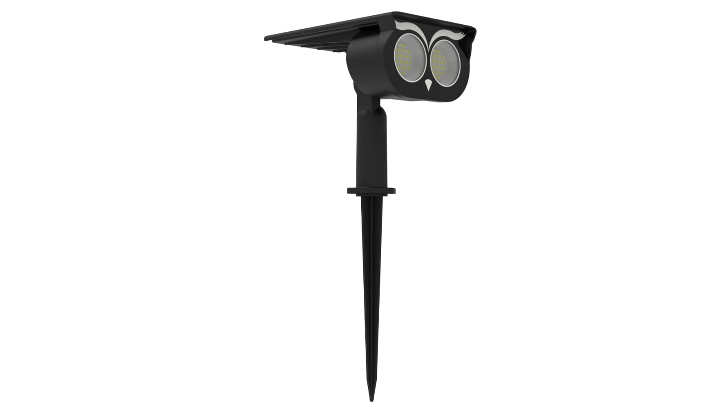Set 4 Foco Solar LED Estaca Decorativa 3000K para JardÃn