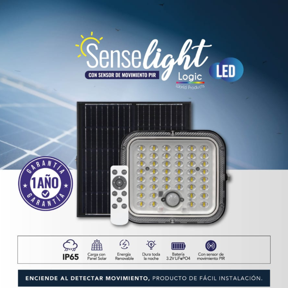 FOCO LED EXTERIOR Área Solar LED 50W