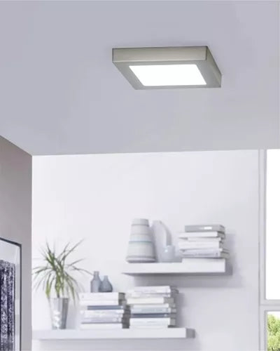 Foco Led Panel Plafon Sobrepuesto Cuadrado 24w Luz Fria
