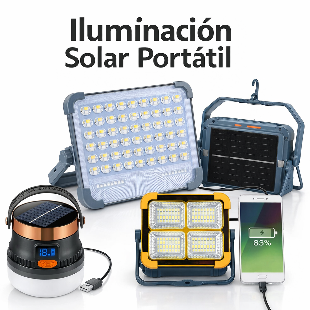 Iluminación Solar Portátil