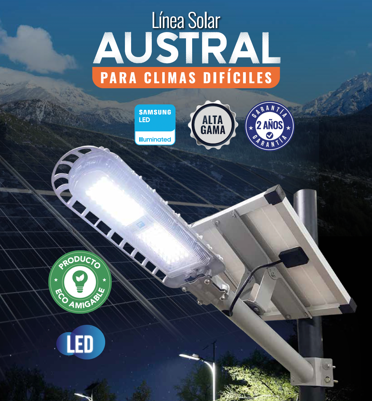 Iluminación Solar Exterior