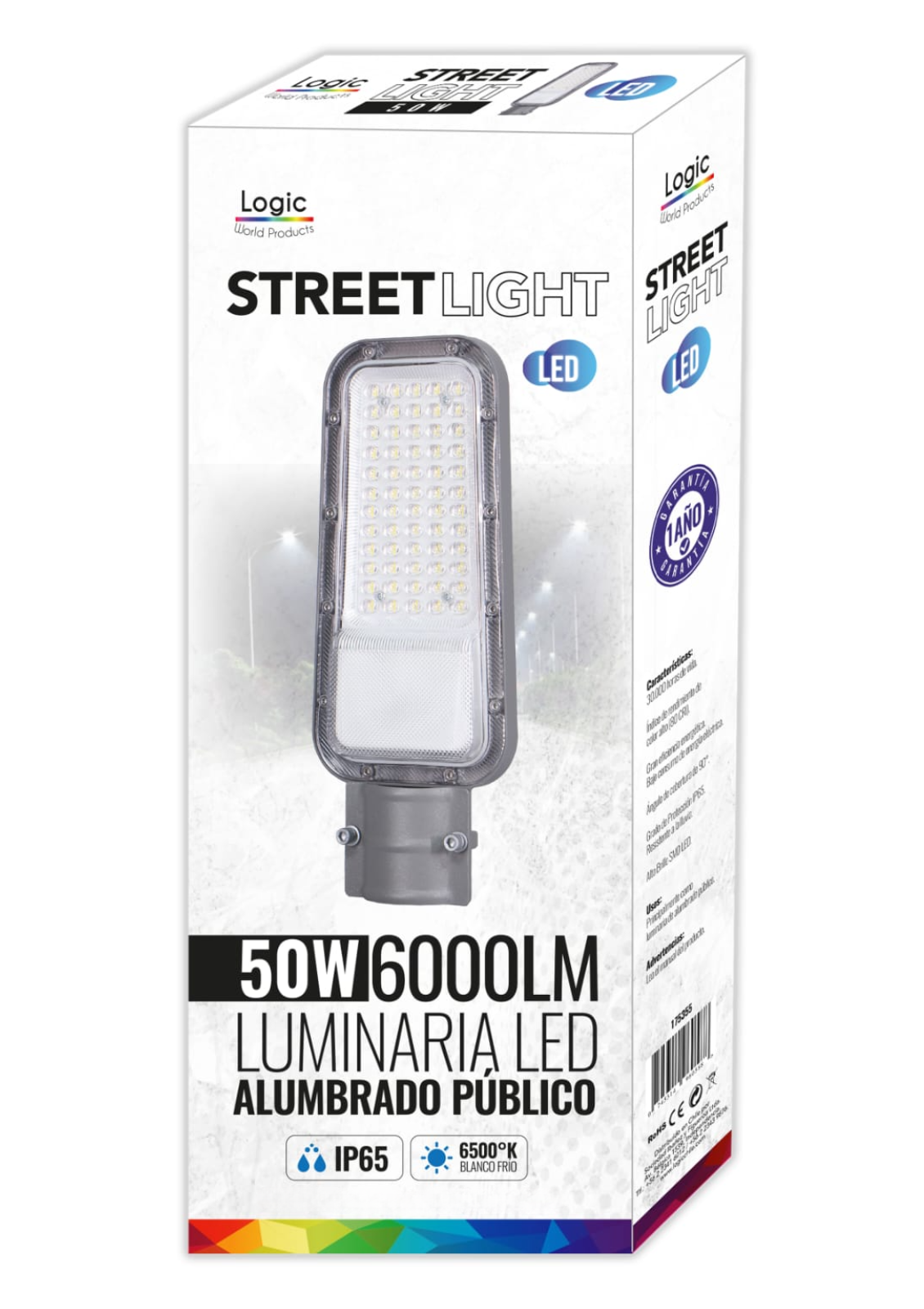 Luminaria Publica Led Street Light 50 W - 220v