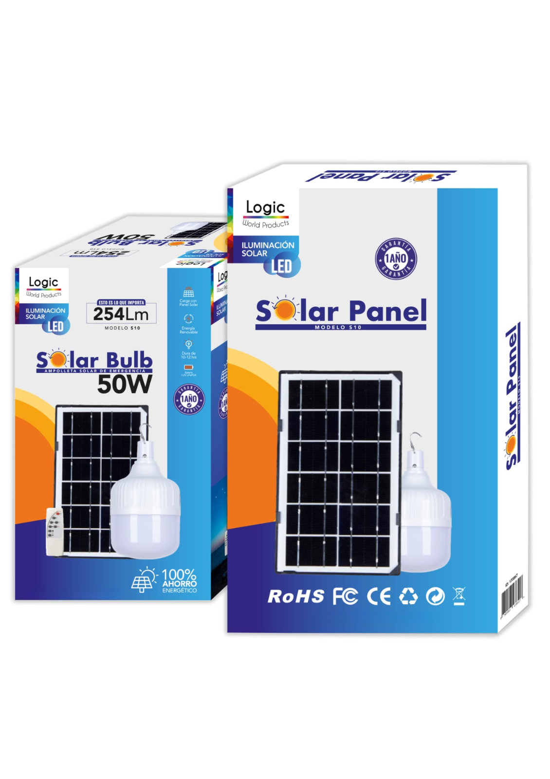 Ampolleta De Emergencia Solar Portátil De 50 W