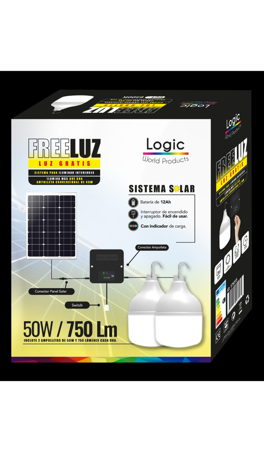 Ampolleta De Emergencia Solar Led Freeluz 50w