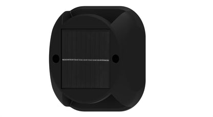 Pack 4 Demarcador Solar Led 3000k Ip65 Jardines Y Caminos Negro