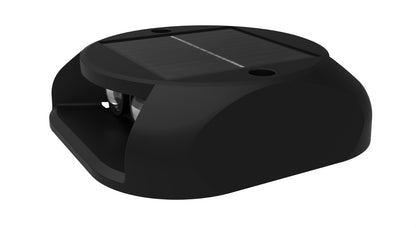 Pack 4 Demarcador Solar Led 3000k Ip65 Jardines Y Caminos Negro