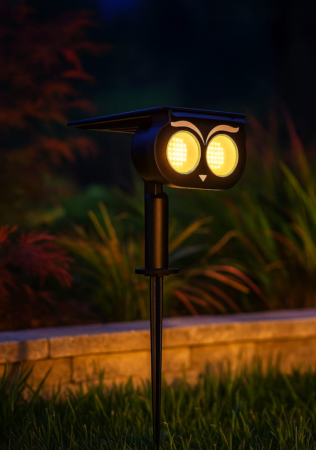 Set 4 Foco Solar LED Estaca Decorativa 3000K para Jardín