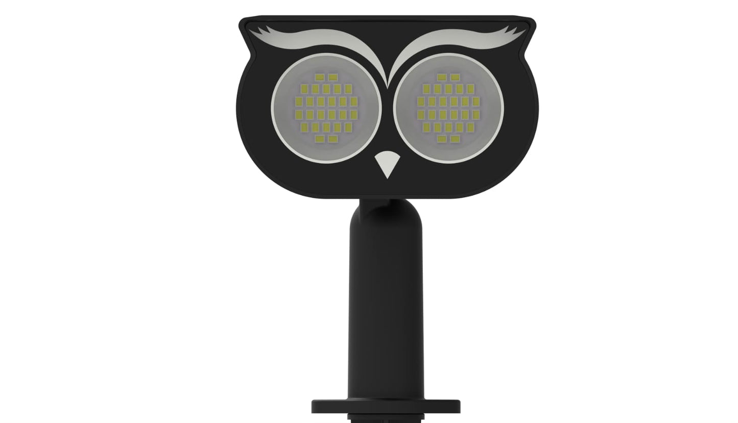 Set 4 Foco Solar LED Estaca Decorativa 3000K para Jardín