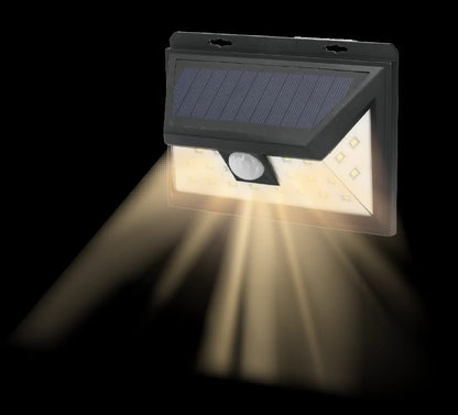 Aplique Solar de Muro con Sensor de Movimiento