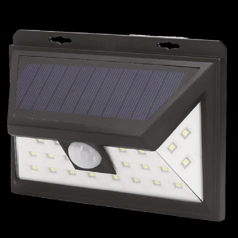 Aplique Solar de Muro con Sensor de Movimiento