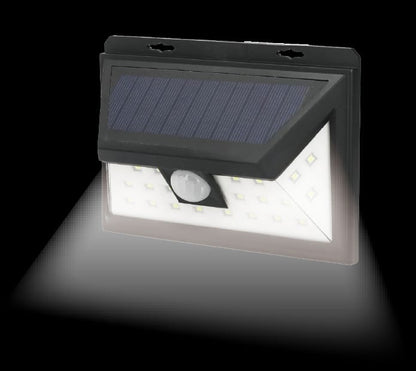 Aplique Solar de Muro con Sensor de Movimiento
