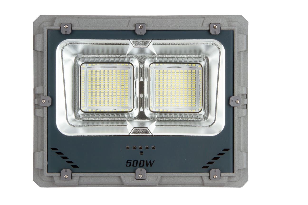 Proyector Solar LED 500W para Exterior con Control Remoto