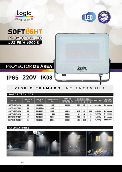 FOCO LED EXTERIOR 20W SoftLigh