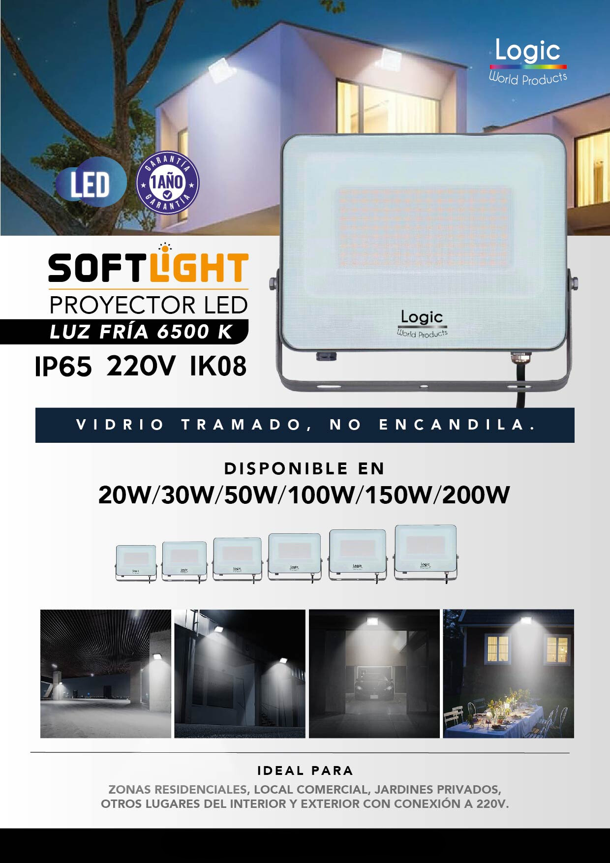 FOCO LED EXTERIOR 20W SoftLigh