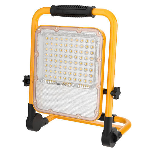 Foco Led De Trabajo Recargable 30w 900lm Ip65 Exterior Y Taller