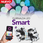 Luces Smart Led Guirnaldas 15 Metros, 25 Ampolletas S14