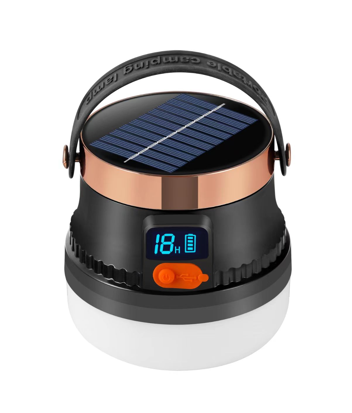 Lampara Solar Recargable Para Camping 50W LED IP65 Emergencia