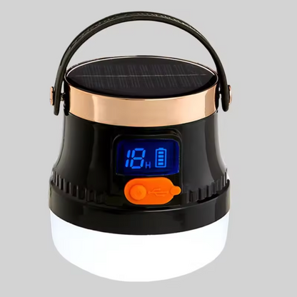 Lampara Solar Recargable Para Camping 150W LED IP65 Emergencia