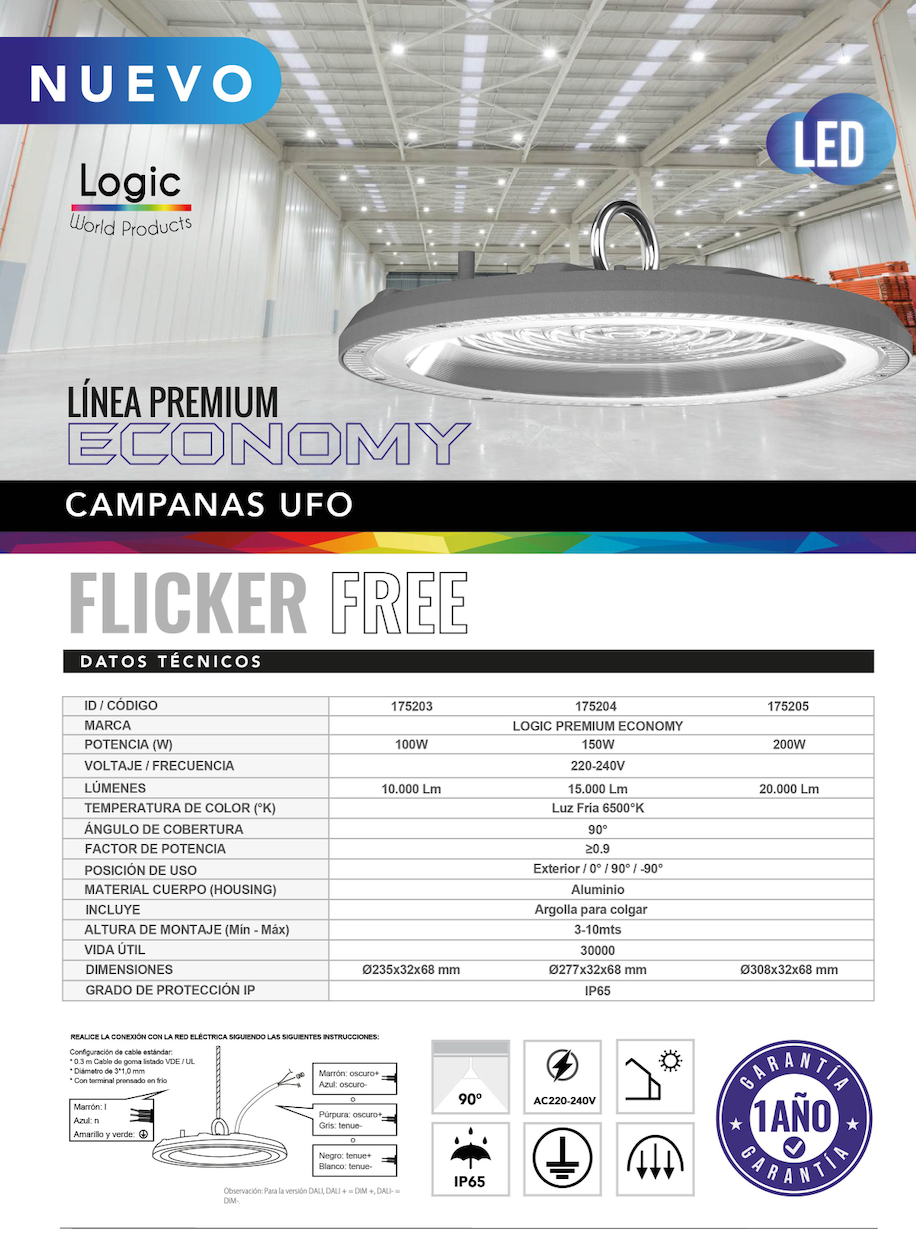 Campanas UFO Logic Premium Economy