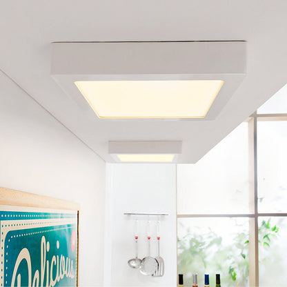 Foco Led Panel Plafon Sobrepuesto Cuadrado 24w Luz Fria