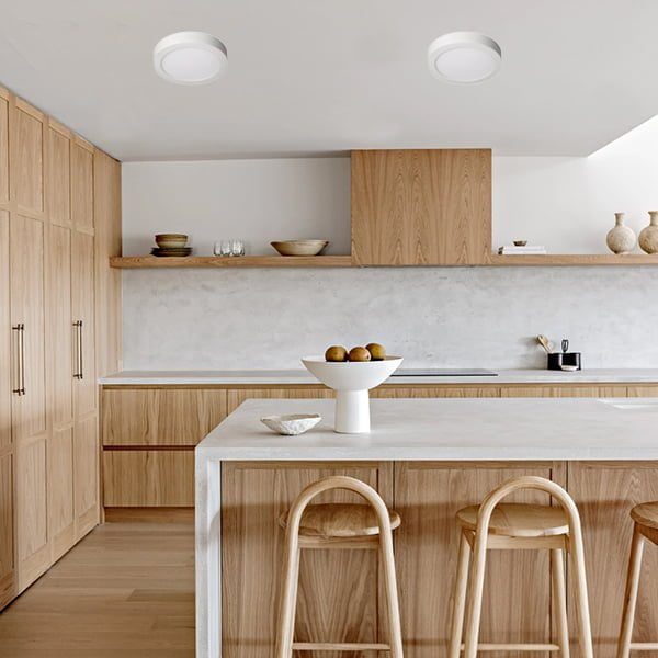 Plafon Techo Living, Comedor, Cocina y terraza. Modernas Redondo 24w Panel Sobrepuesto  Luz Fria 220V